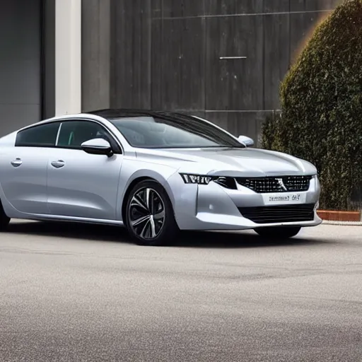 Image similar to peugeot 508 coupe 2020, full scene