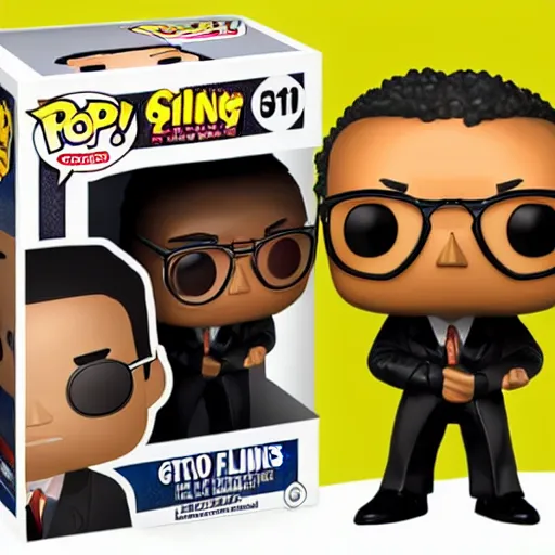 Image similar to funko pop gustavo fring. toy design.