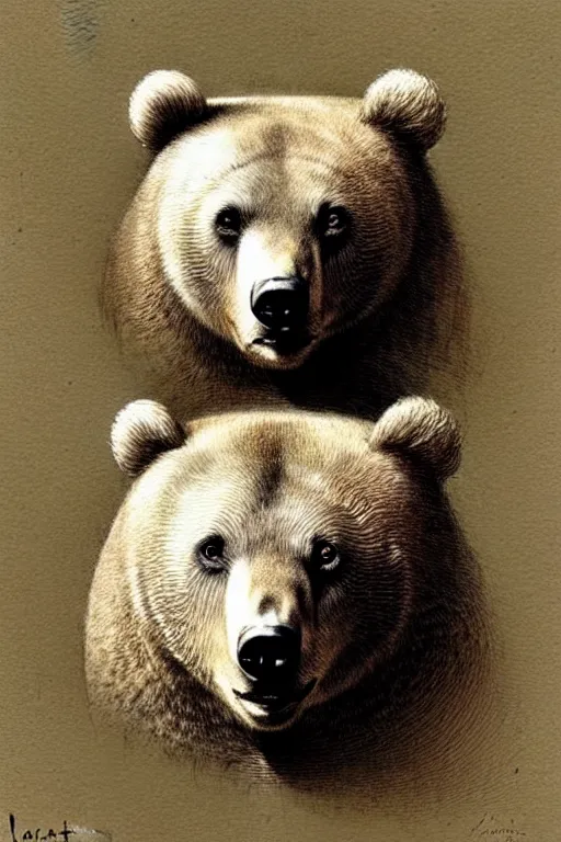 Image similar to !dream ((((( geometric bear face . muted colors.))))) by Jean-Baptiste Monge !!!!!!!!!!!!!!!!!!!!!!!!!!!