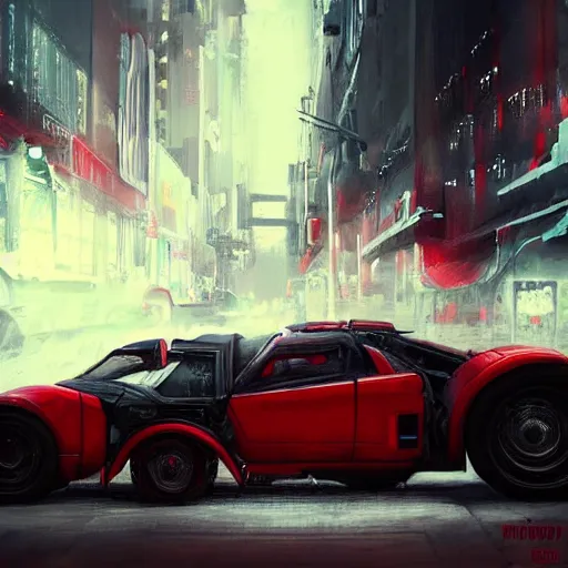 Image similar to concept art of vehicles from the movie akira inspired by liam wong, high octane render, trending on cgsociety, displacement mapped!, masterpiece!!