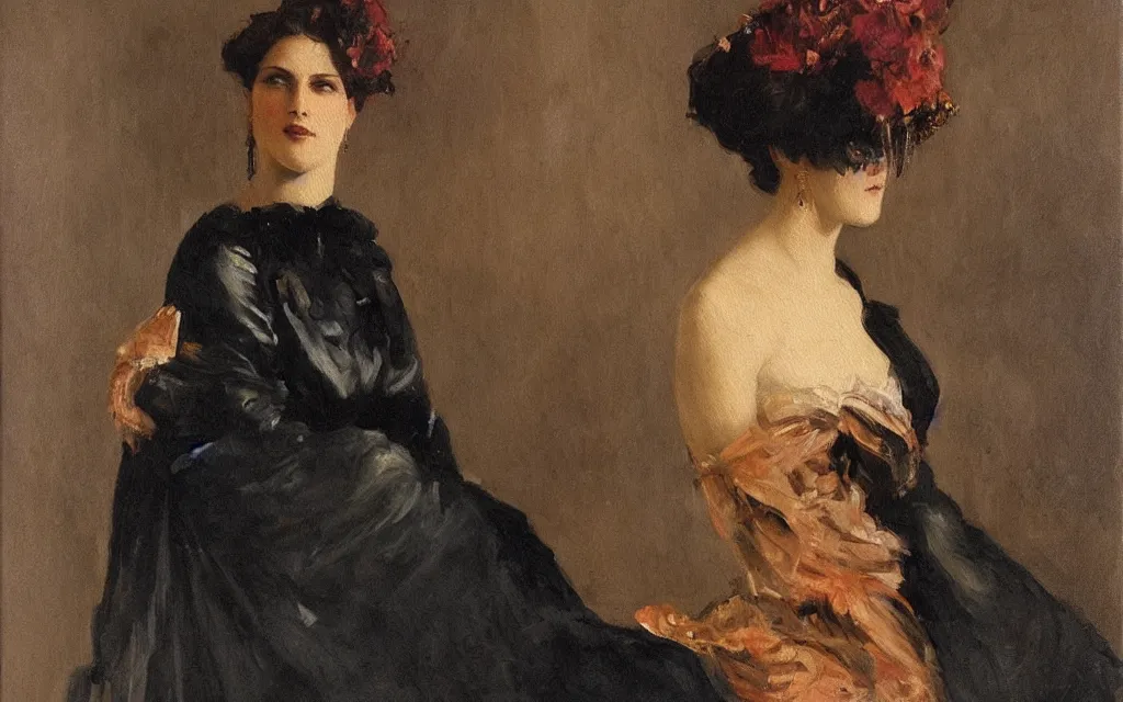 Prompt: a painting of the most beautiful woman of 1 9 0 0, by vilhelms purvitis, oil on canvas