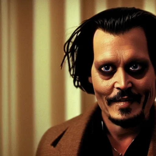 Image similar to Johnny Depp plays Jack Torrance in Shining