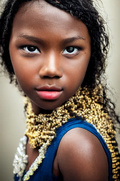 Image similar to beautiful portrait of a girl with an exotic background by Frank Capra, Photography, Portrait, Closeup, Vignette, Chroma, Frontlight, Rim Lighting, Natural Lighting, 8k