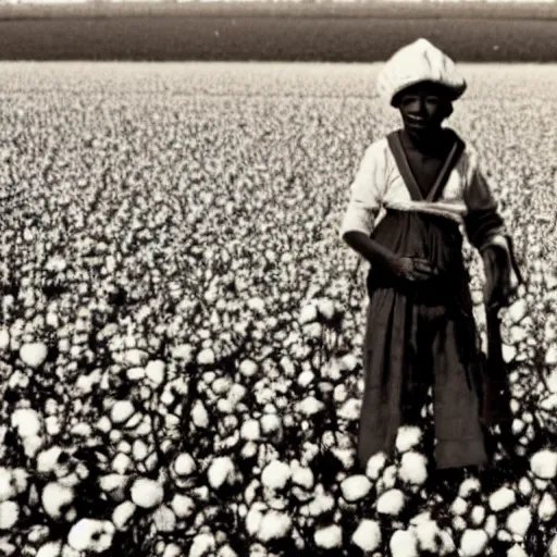 Image similar to Zwarte Piet working in the cotton fields of Missouri