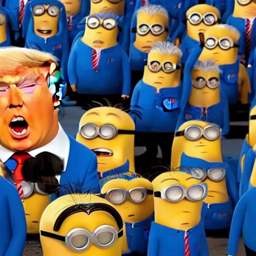 Prompt: donald trump in despicable me ( 2 0 1 0 )