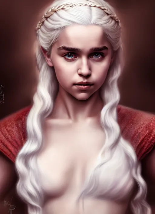 Prompt: photo of a gorgeous young daenerys targaryen in the style of stefan kostic, realistic, professionally, professionally color graded, half body shot, sharp focus, 8 k high definition, insanely detailed, intricate, elegant, art by stanley lau and artgerm