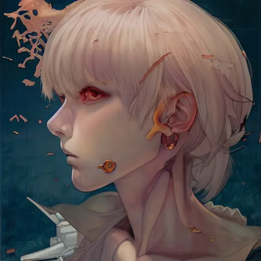 Image similar to prompt : ragnarok online stalker portrait soft light painted by james jean and katsuhiro otomo and erik jones, inspired by akira anime, smooth face feature, intricate oil painting, high detail illustration, sharp high detail, manga and anime 1 9 9 9