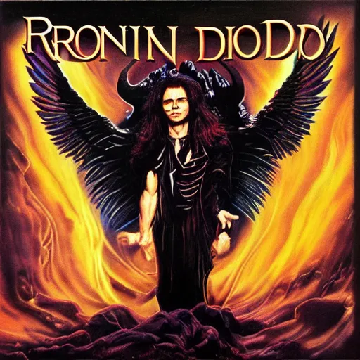 Image similar to ronnie james dio album art