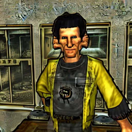 Image similar to todd howard in fallout 2