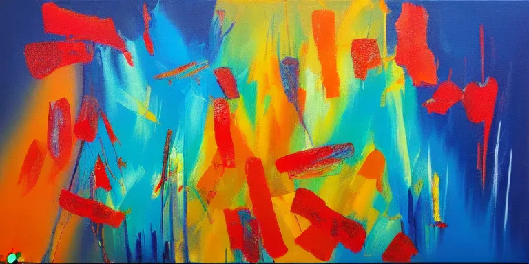 Image similar to a beautiful abstract acrylic painting by viktoria lapteva