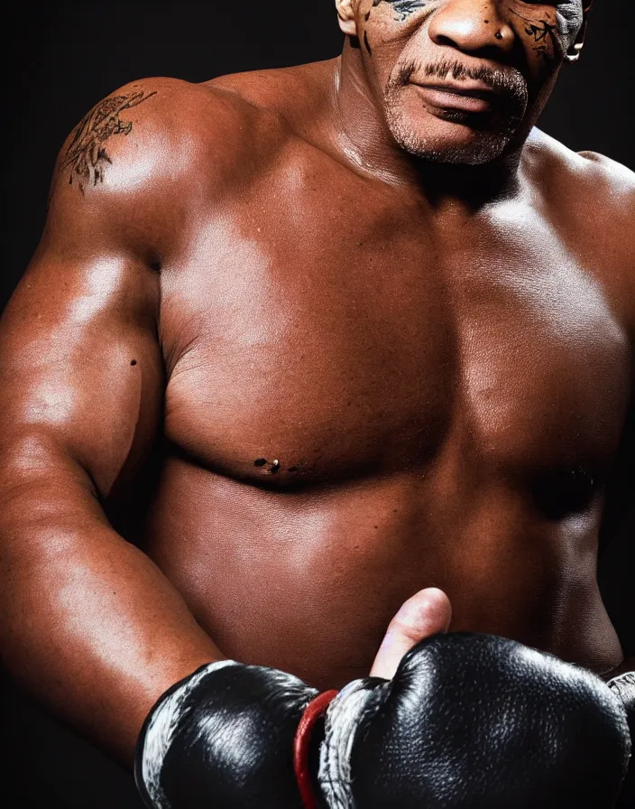 Image similar to photo portrait of Mike Tyson