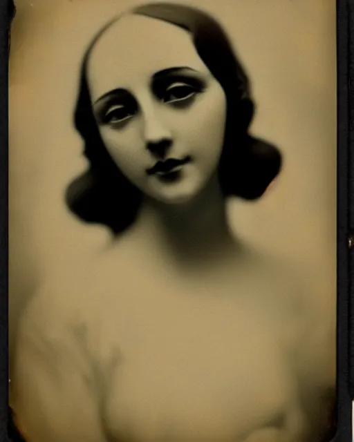 Prompt: [ [ [ [ [ [ tintype ] ] ] ] ] ] black and white dreamy young beautiful female artificial intelligence, metropolis, cinematic, rim light, bokeh, photo - realistic, elegant, high detail, 8 k, masterpiece, photo taken in 1 9 3 0