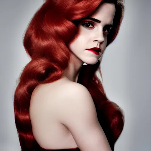 Image similar to Emma Watson as Jessica Rabbit, (EOS 5DS R, ISO100, f/8, 1/125, 84mm, modelsociety, symmetric balance)