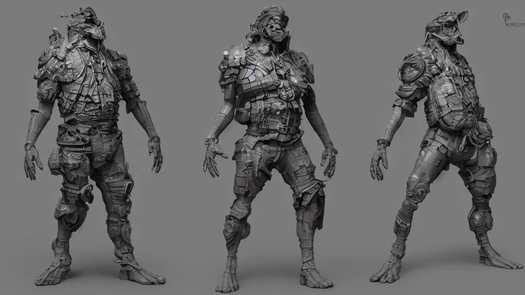 Image similar to clockpunk overworked topology 3 d concept render, cgsociety