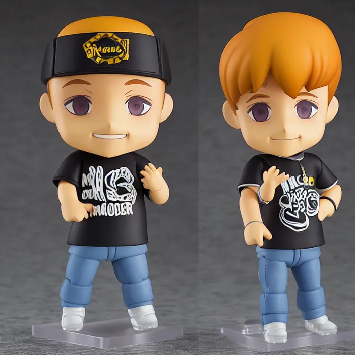 Prompt: mac miller, a nendoroid of the rapper mac miller, figurine, detailed product photo
