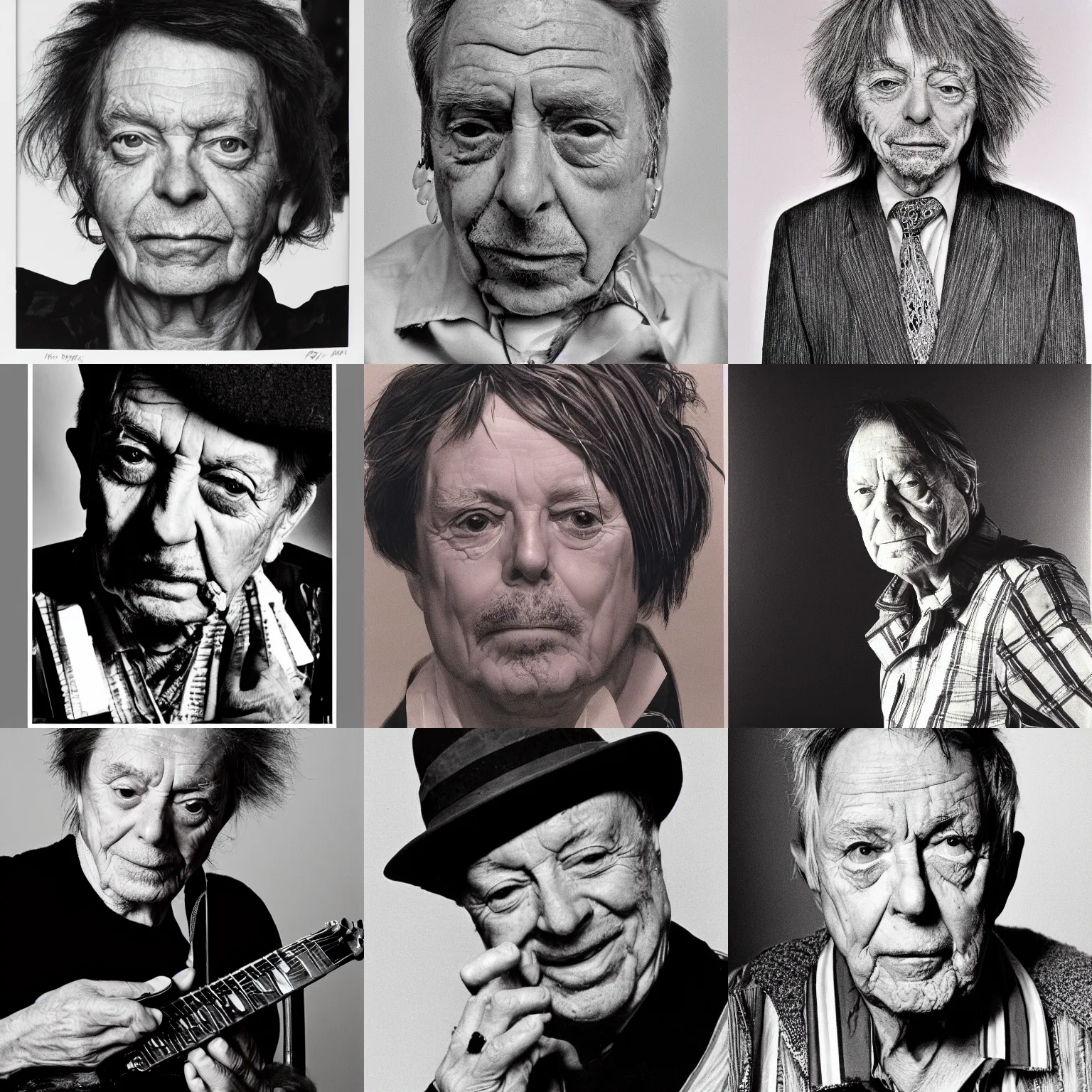 Prompt: detailed Portrait of the Musician Twobob by David Bailey