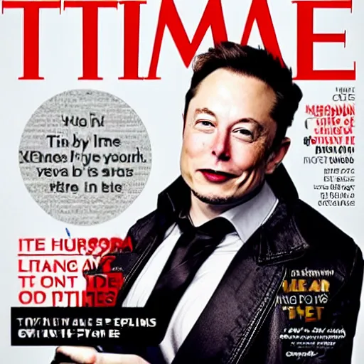 Image similar to Time person of the year: Elon Musk,