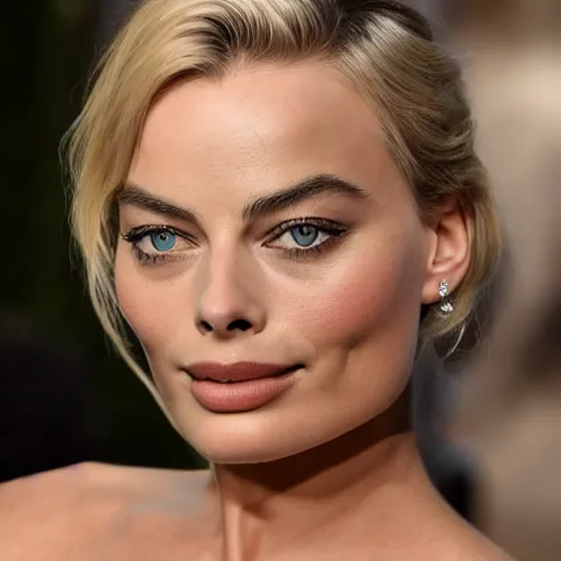 Image similar to margot robbie, 8k highly detailed face,