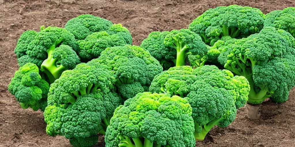 Prompt: growing broccoli in texas