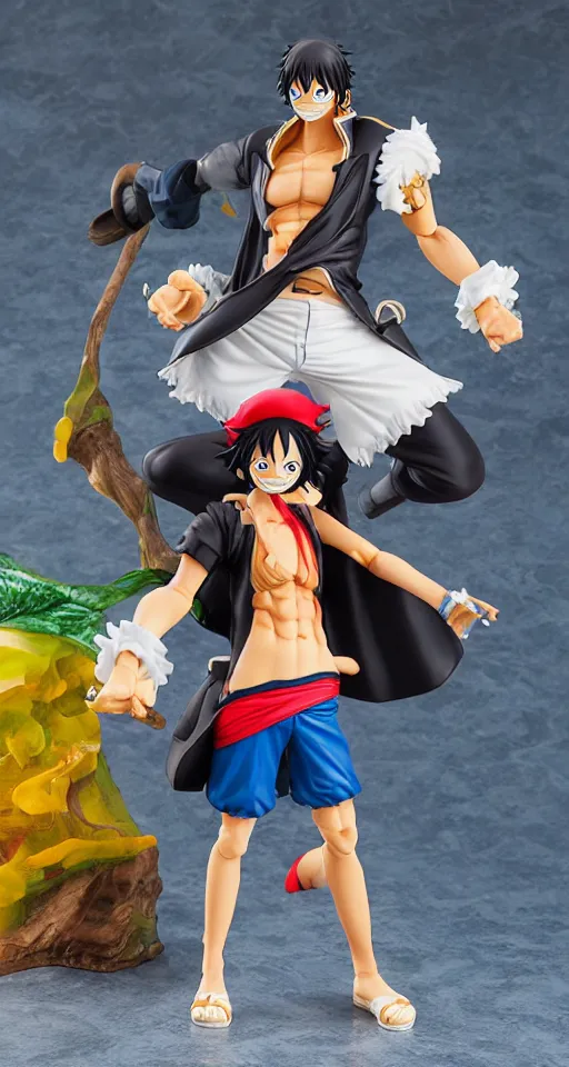 Image similar to anime, one piece nico, cosplay, action figure, detailed product photo