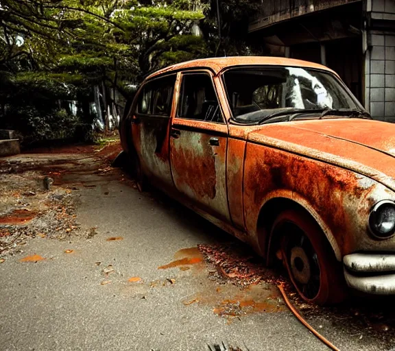 Image similar to rusty japanese car