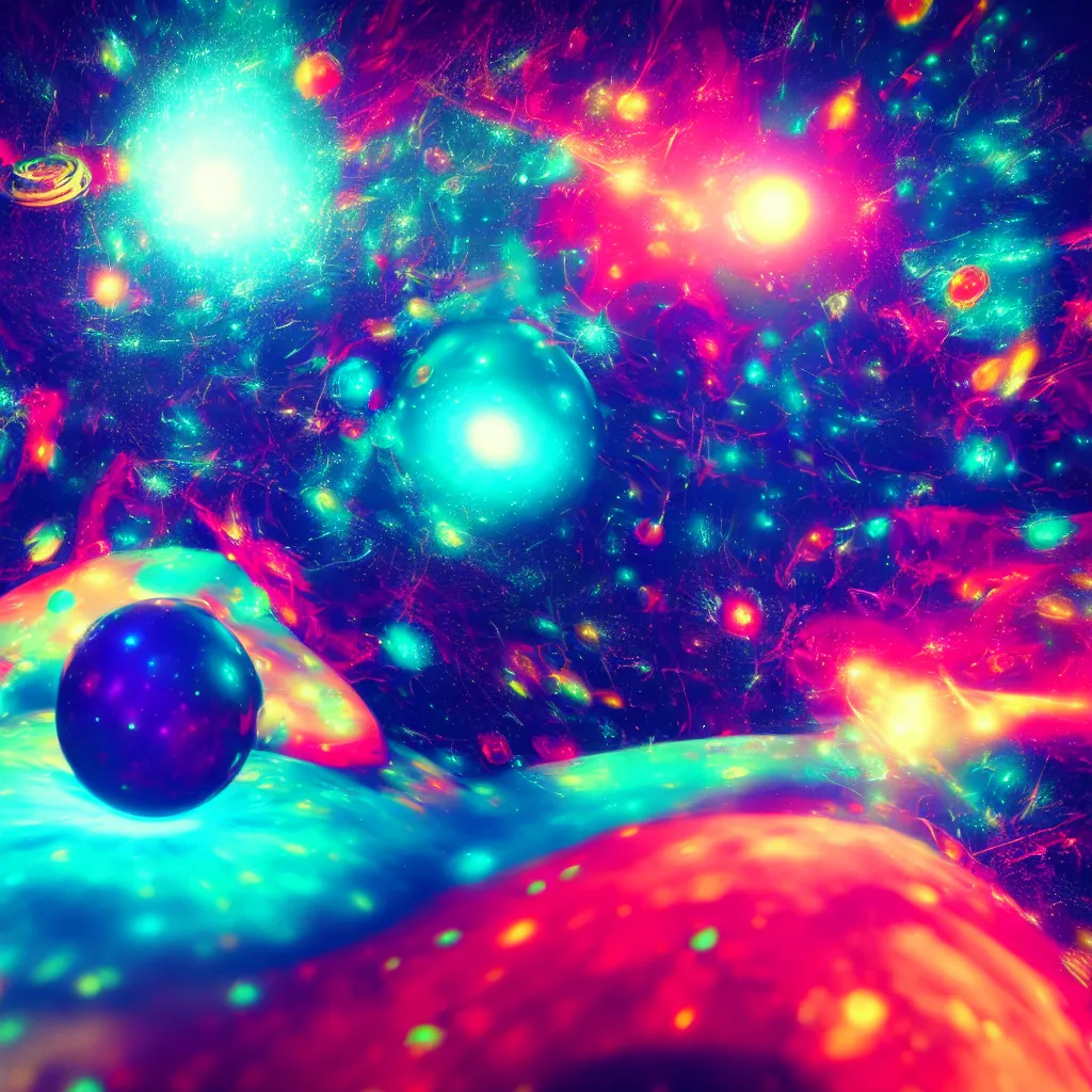 Image similar to colorful magic singularity in space, psydelic, ultra detailed, octane render, 8 k