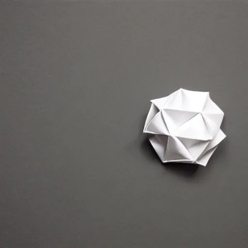 Prompt: spherical origami