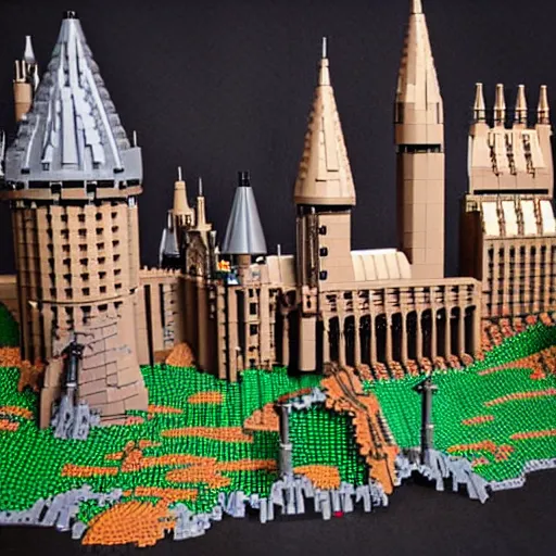 Prompt: hogwarts in lego style