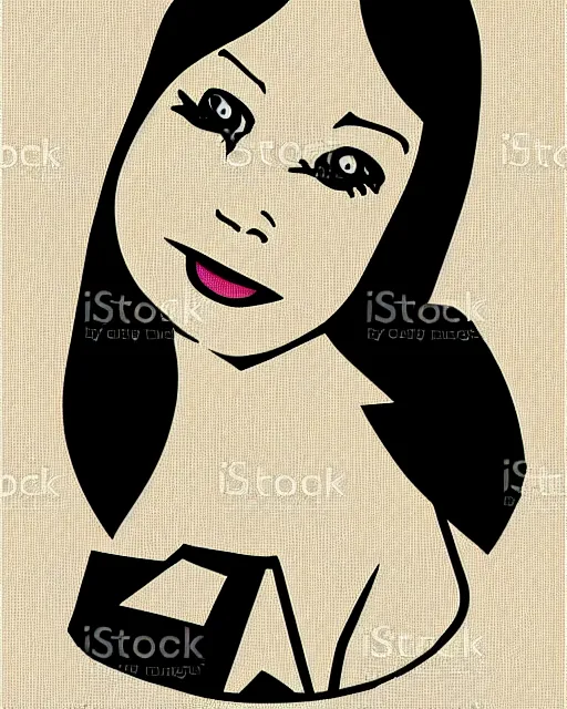 Image similar to cotton girl clean cel shaded vector art illustration