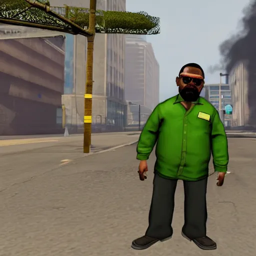 Image similar to big smoke from gta san