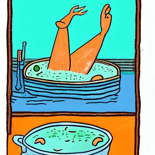 Prompt: illustration of a anthromorphic catfish giving a thumbs up in the style of bojack horseman, by lisa hanawalt