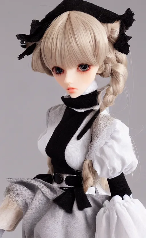 Image similar to dollfie in Sleeveless turtleneck baroque dress