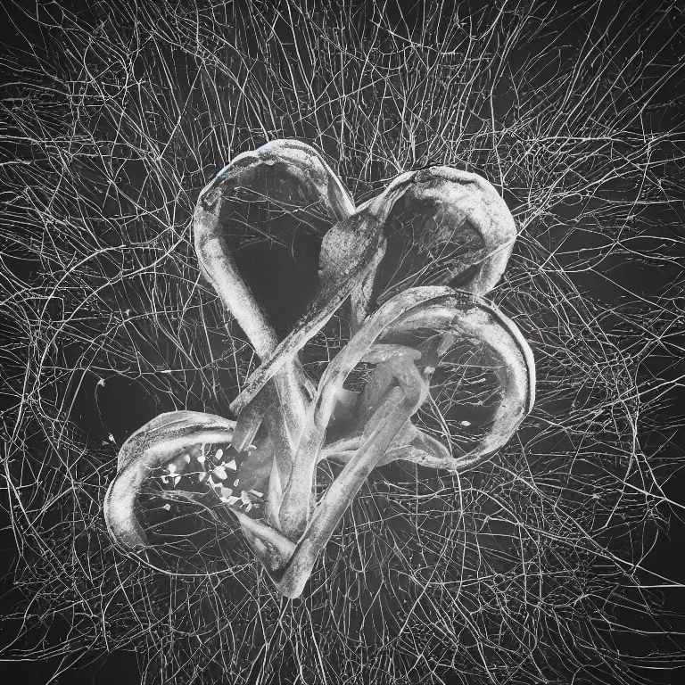 Image similar to double exposure of love, symbols of live, explosion, love is the most relevant theme, love is infinity, love is begin of all, 8 k resolution, artistic mode, artistic, trending on instagram, long exposure, love art, serious, fantasy and dreams vibes, mushrooms style and macro style, spawn, spruce vibes