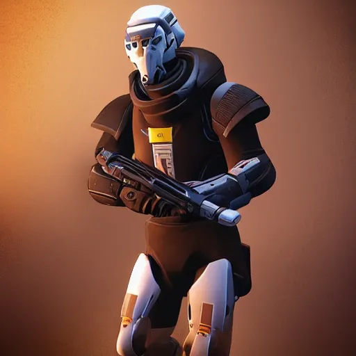 Image similar to commander zavala on a univorn, destiny 2