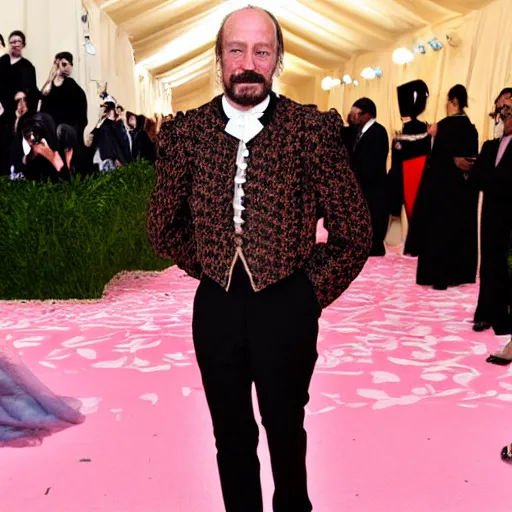 Image similar to photo of william shakespeare at the met gala