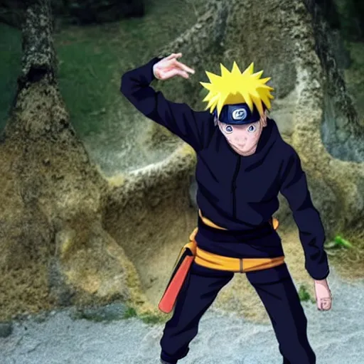 Image similar to naruto uzumaki in real life