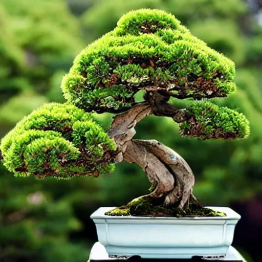Image similar to a bonsai tree with crystal meth as leaves