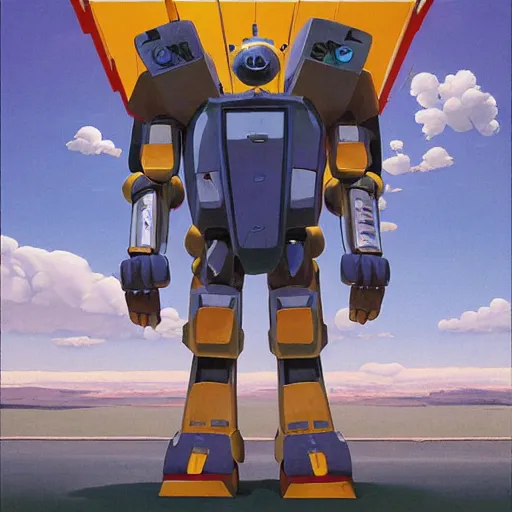 Prompt: mobile suit powered by spirit animals, spirit sheilded mechanical exoskeleton wearing hardsurface armour by simon stalenhag, frank gehry, rob gonsalves, carole feuerman, bandai box art