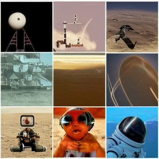 Image similar to each of these images should be sent to outer space to show aliens how we are lazy