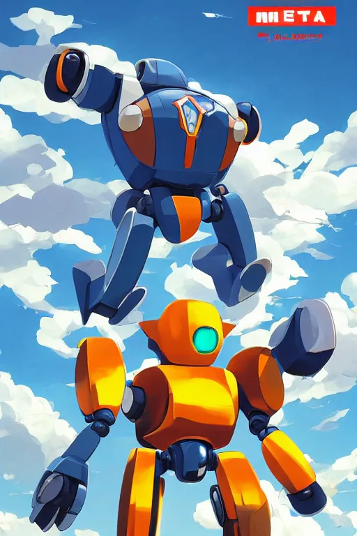 Image similar to metabots medabots medarotto medarot robot minimalist comics, behance hd by jesper ejsing, by rhads, makoto shinkai and lois van baarle, ilya kuvshinov, rossdraws global illumination ray tracing hdr radiating a glowing aura