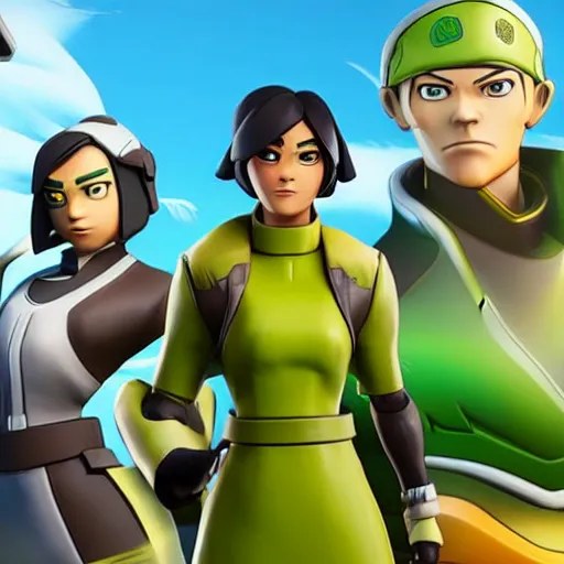 Image similar to toph beifong in fortnite, character render, full body shot, highly detailed, in game render