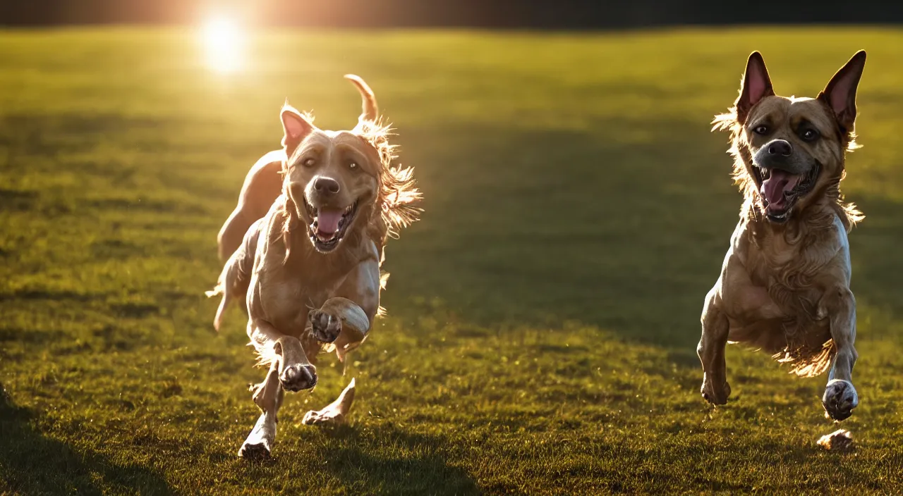 Prompt: High speed camera still frame of of a dog shaking left to right in the sunlight. Photorealistic, cinematic, Award winning, ultra high resolution, intricate details, UHD 8K