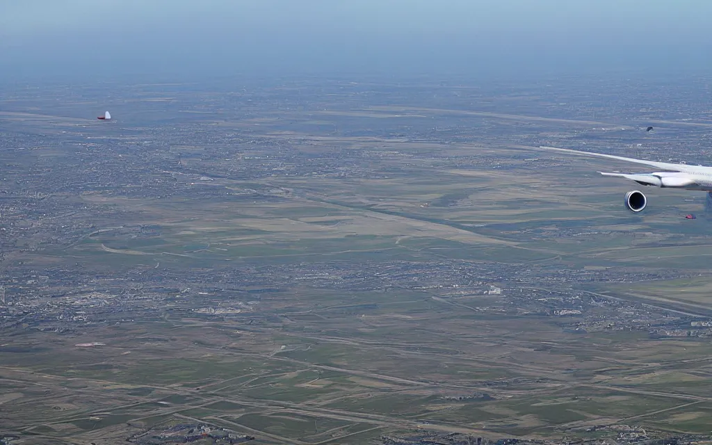 Image similar to planeview phonepic of the approach flight to the brussels airport