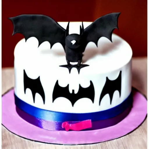 Image similar to bat birthday cake,