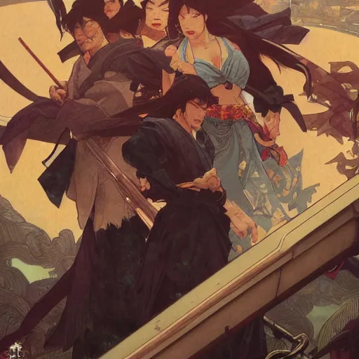 Image similar to Kenzoku Kyojin by Stanley Artgerm Lau, greg rutkowski, thomas kindkade, alphonse mucha, loish, norman Rockwel