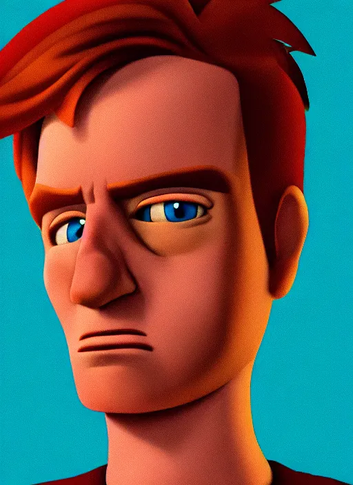 Image similar to 3 0 0 0 ( philip j. fry ) portrait photograph iphone photorealistic studio lighting ektachrome detailed intricate face detail