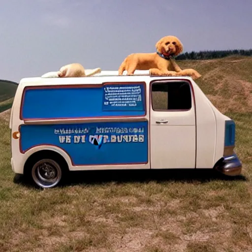 Image similar to dumb and dumber dog van from the dumb and dumber movie