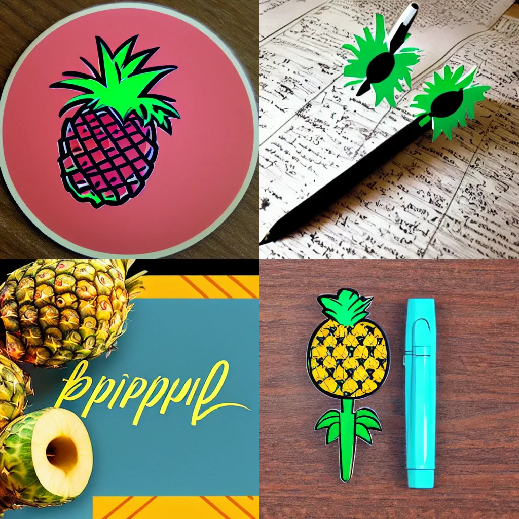 Prompt: pen pinapple apple pen