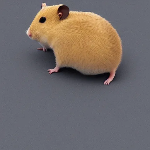 Prompt: Hamster as 3d Cartoon