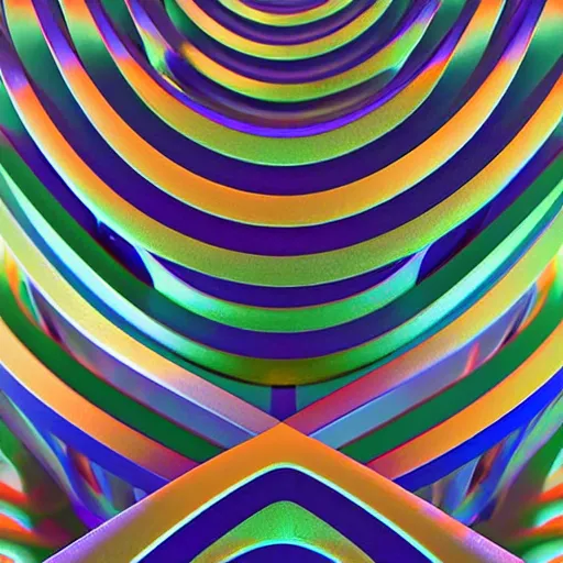 Prompt: abstract geometric sculpture by shusei nagaoka, cell shaded, 8 k